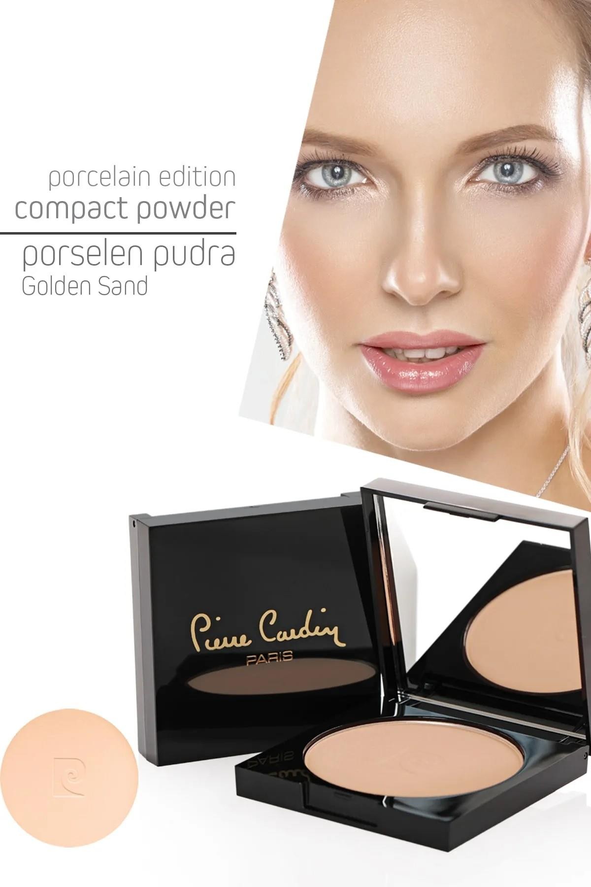 Pierre Cardin Pudra - Porcelain Edition Compact Powder Golden Sand