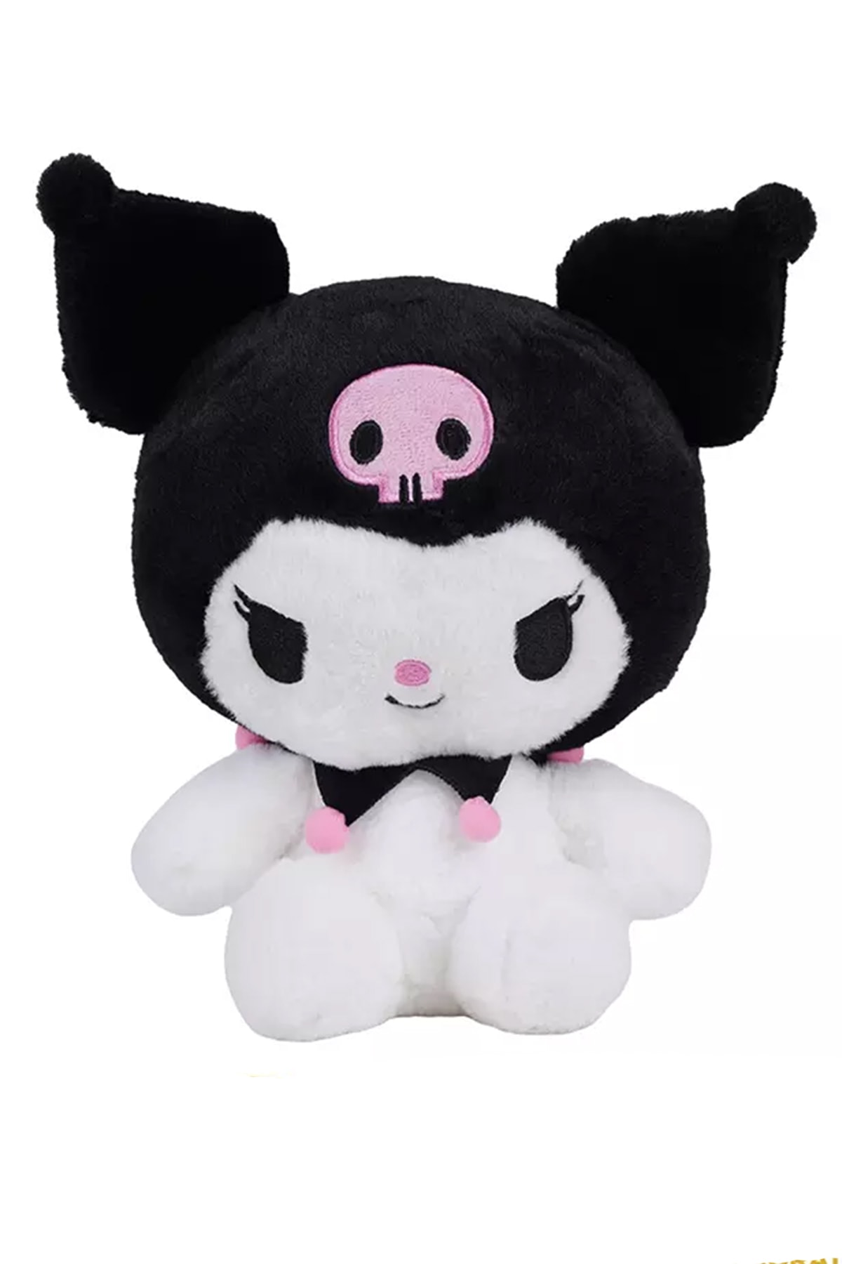 Sanrio Lisanslı Oturan Peluş Oyuncak (26 cm) - Kuromi