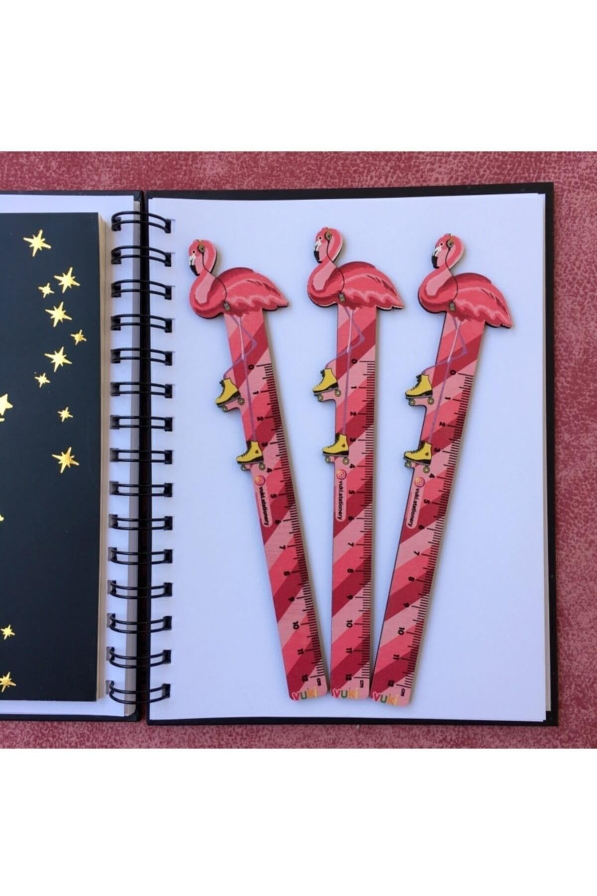 Flamingo Figürlü Mini Cetvel