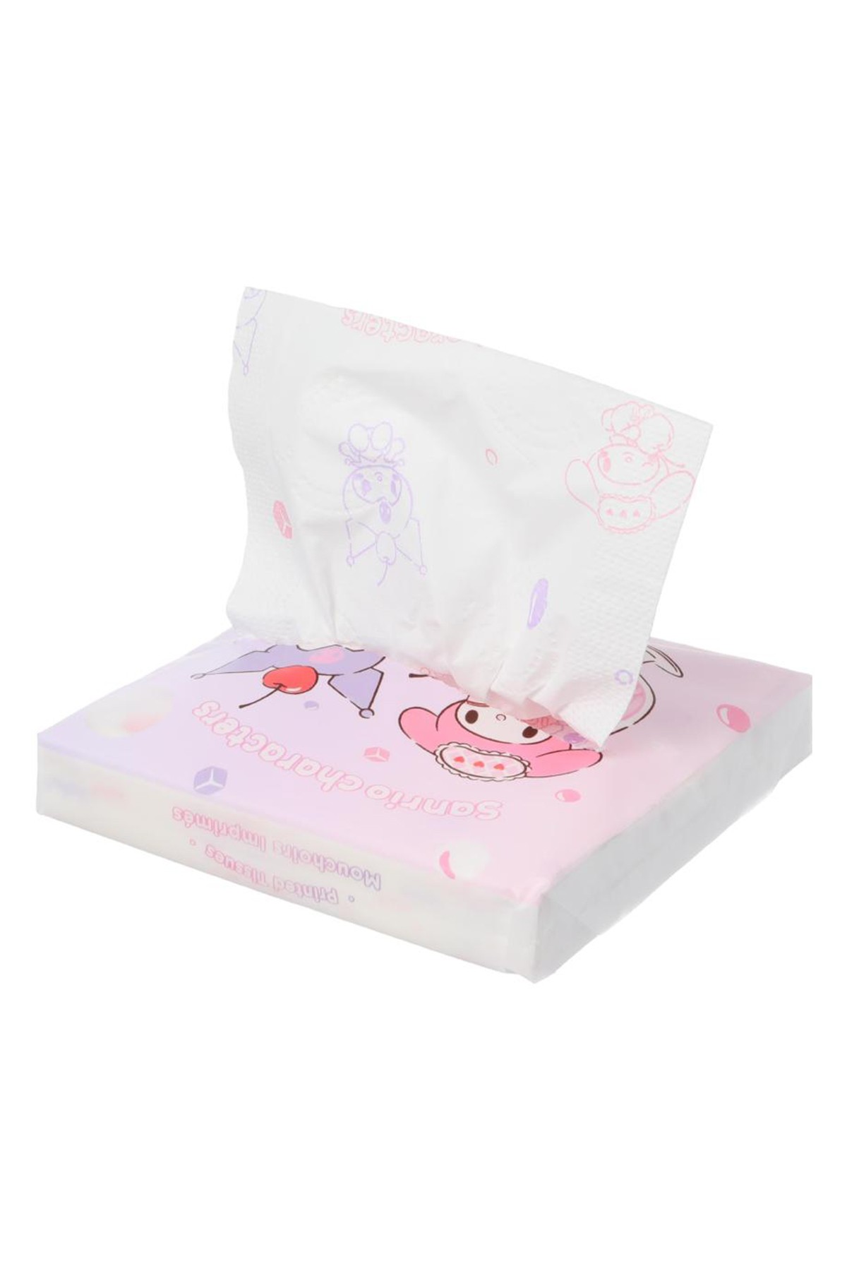 Sanrio Lisanslı Renkli Yaz Serisi Nemlendiricili Baskılı Kağıt Mendil