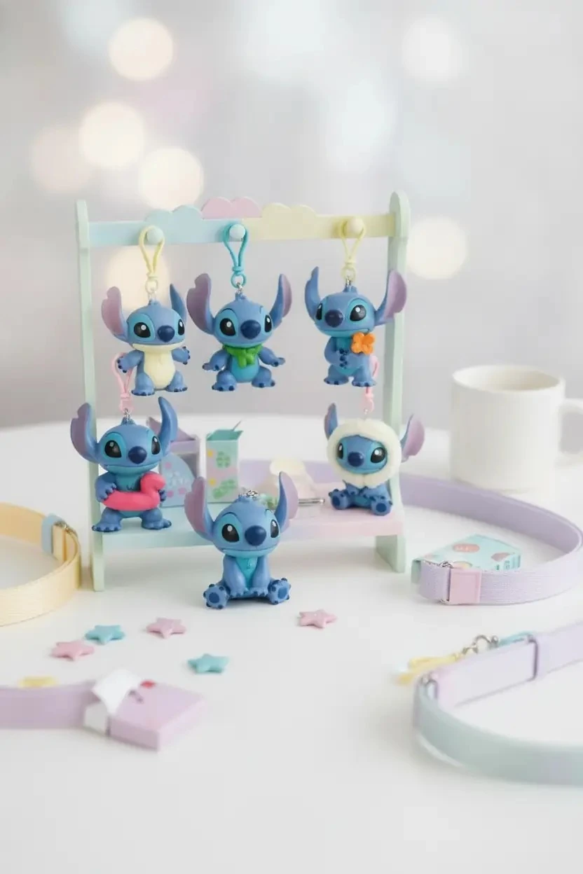 Disney Lilo & Stitch Lisanslı Sürpriz Peluş – Klipsli Blind Box Çanta Süsü