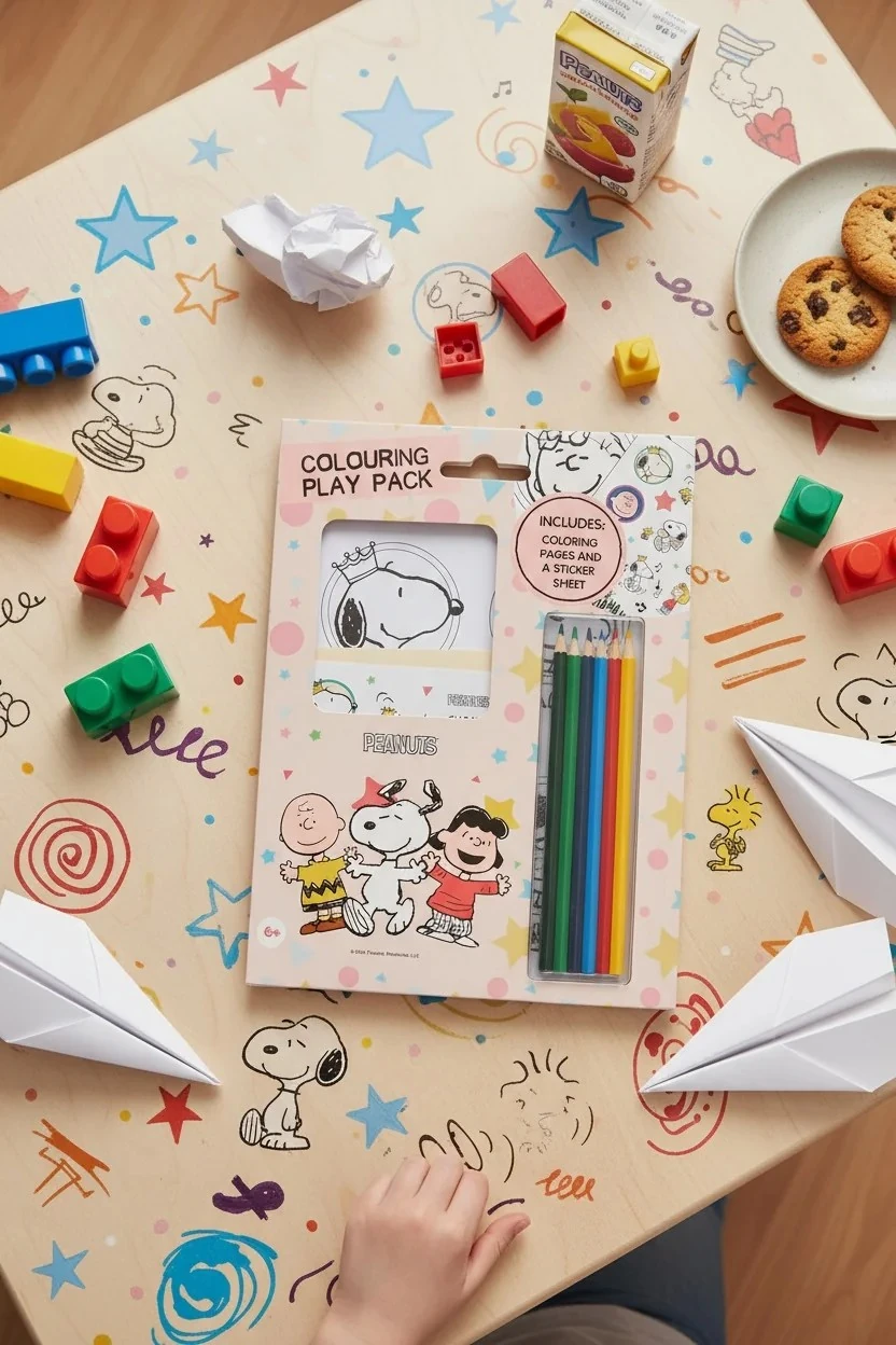 Snoopy Lisanslı Boyama Seti