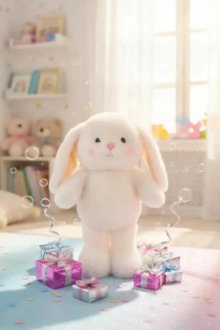 Miniso Lisanslı Tarnlee Serisi Peluş Oyuncak Sevimli Tavşan Yumuşacık Uyku Arkadaşı 33 Cm