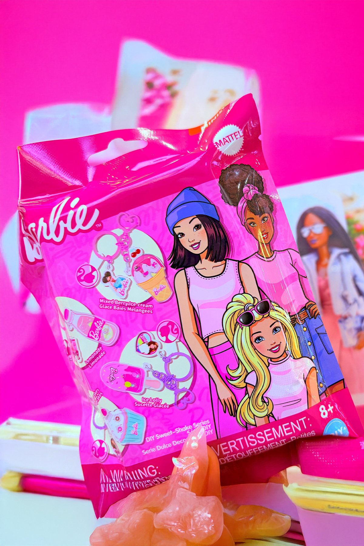 Barbie Lisanslı Kendin Yap Sallanan Tatlı Figürlü Kutu