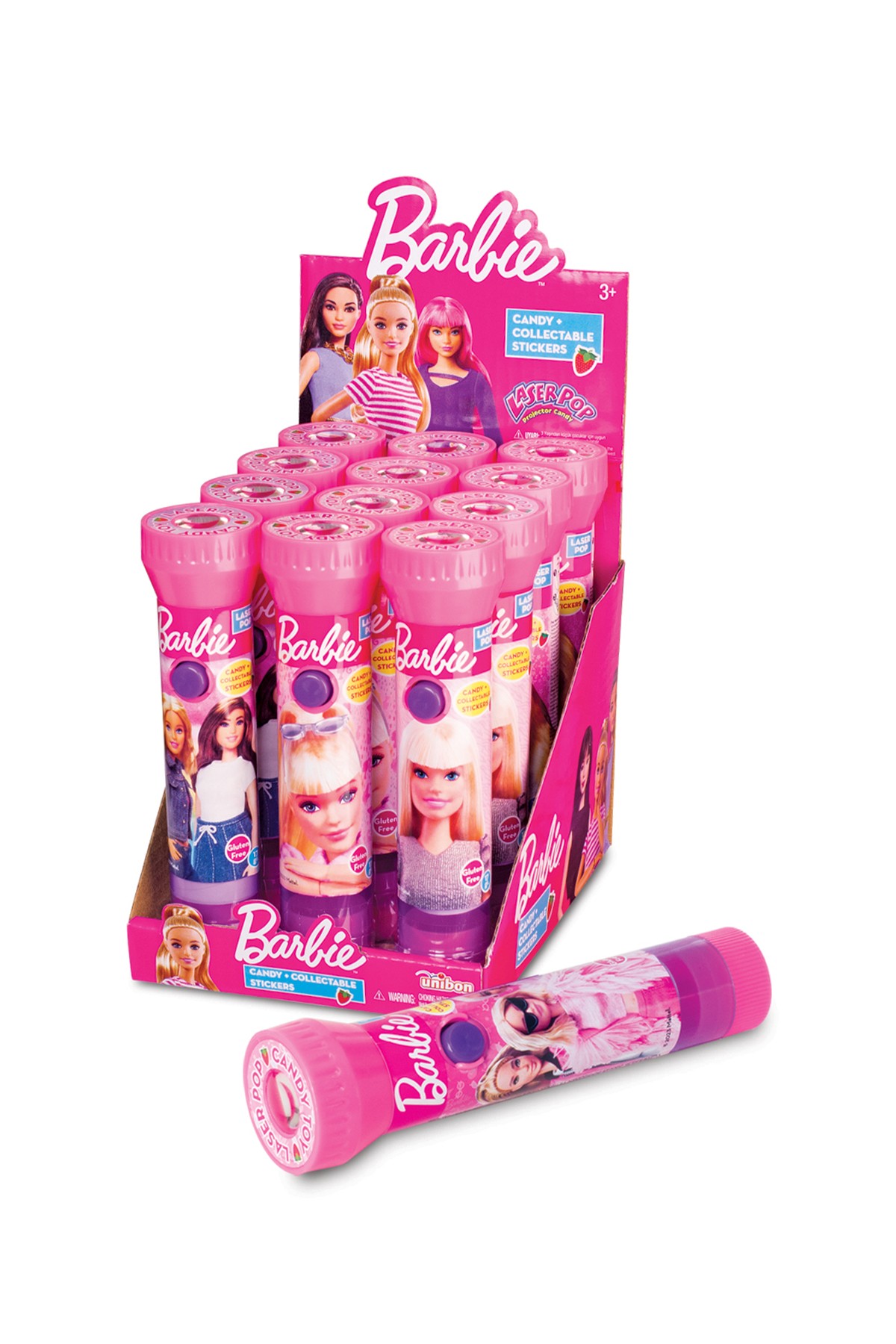 Barbie Lisanslı Laser Pop Işıklı Şeker