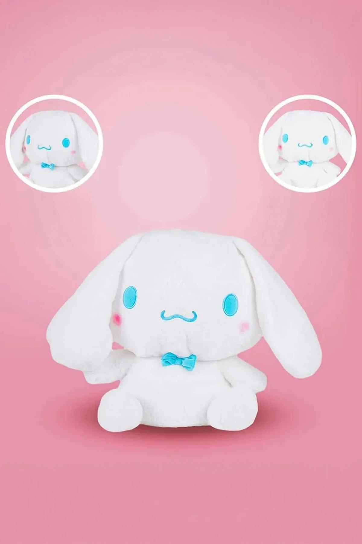 Sanrio Lisanslı Oturan Peluş Oyuncak (53 Cm) - Cinnamoroll (Outlet)