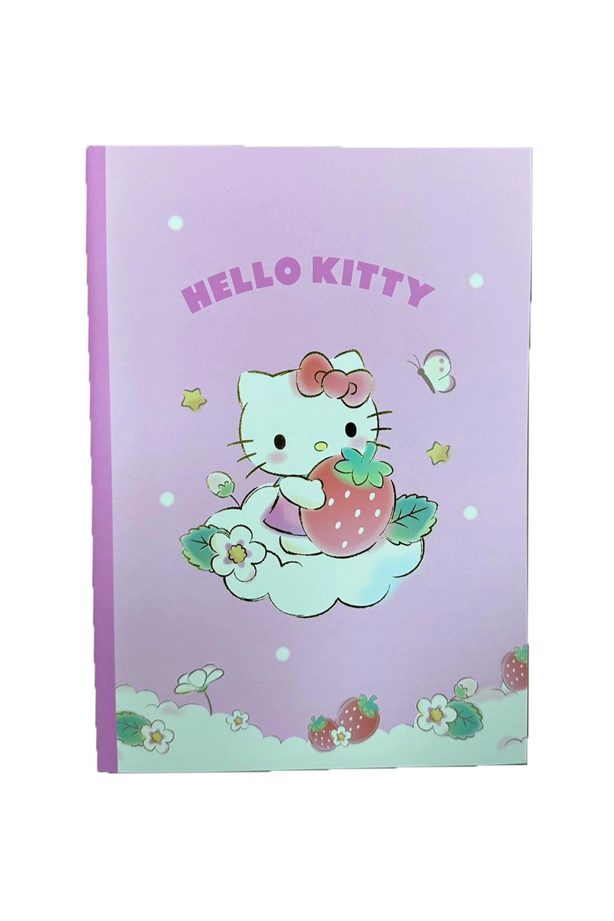 Sanrio Lisanslı Çilek Koleksiyonu Çizgili A5 ve B5 DefterSeti (2*28 Sayfa)