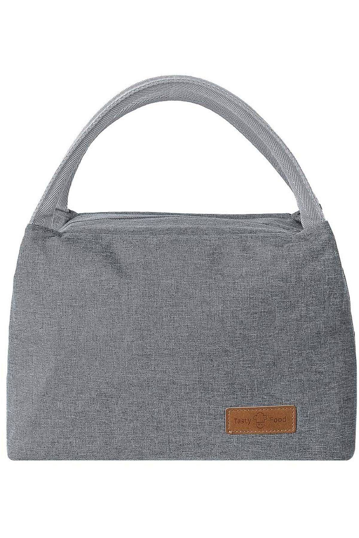Büyük Hacimli Yiyecek Çantası - Gri