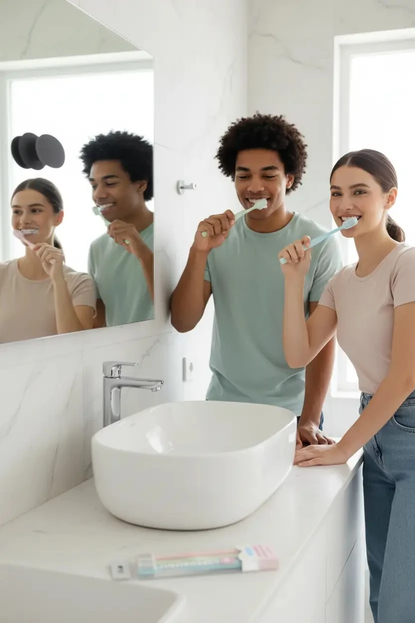 54 Delikli Büyük Boy Diş Fırçaları (3 adet)