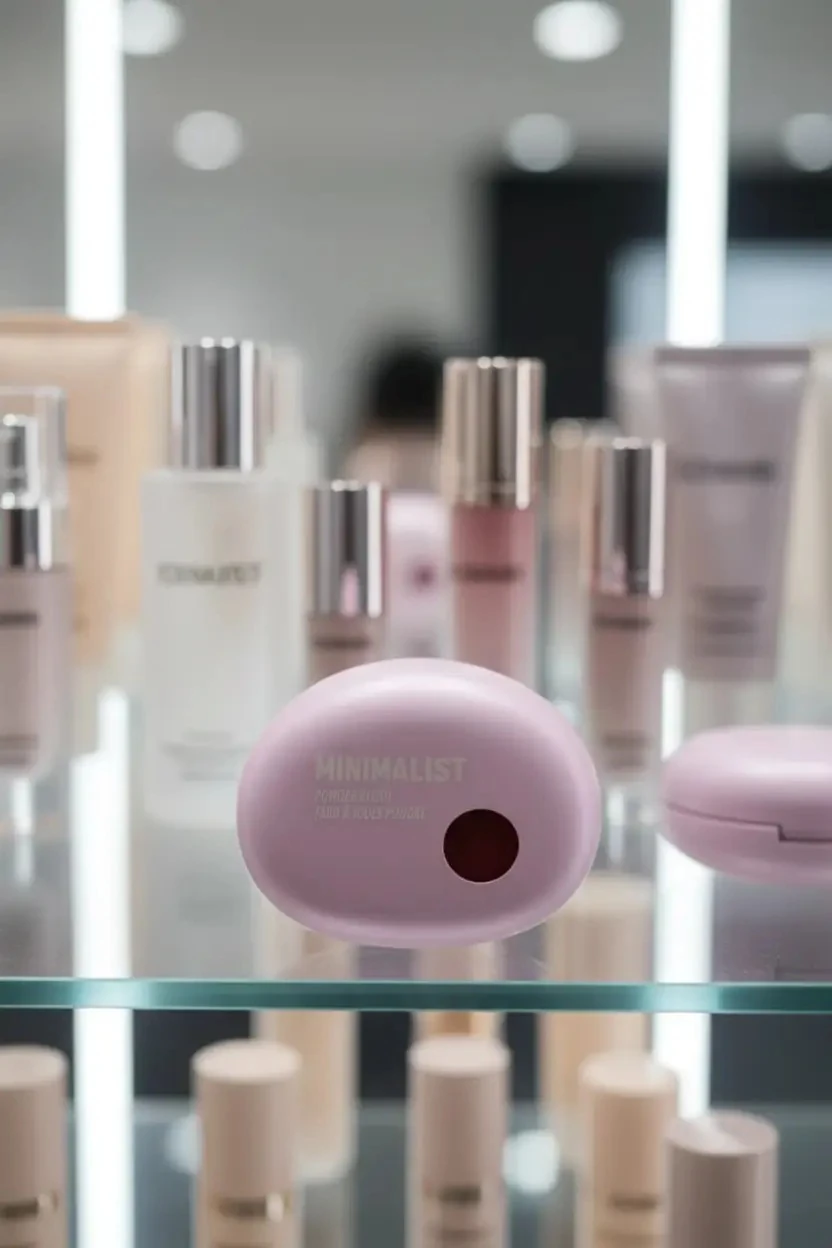 Miniso Lisanslı Minimalist Serisi Toz Allık No 02 - Yumuşak Pembe Tonlu ve Dahili Aynalı Doğal Canlılık Veren Allık
