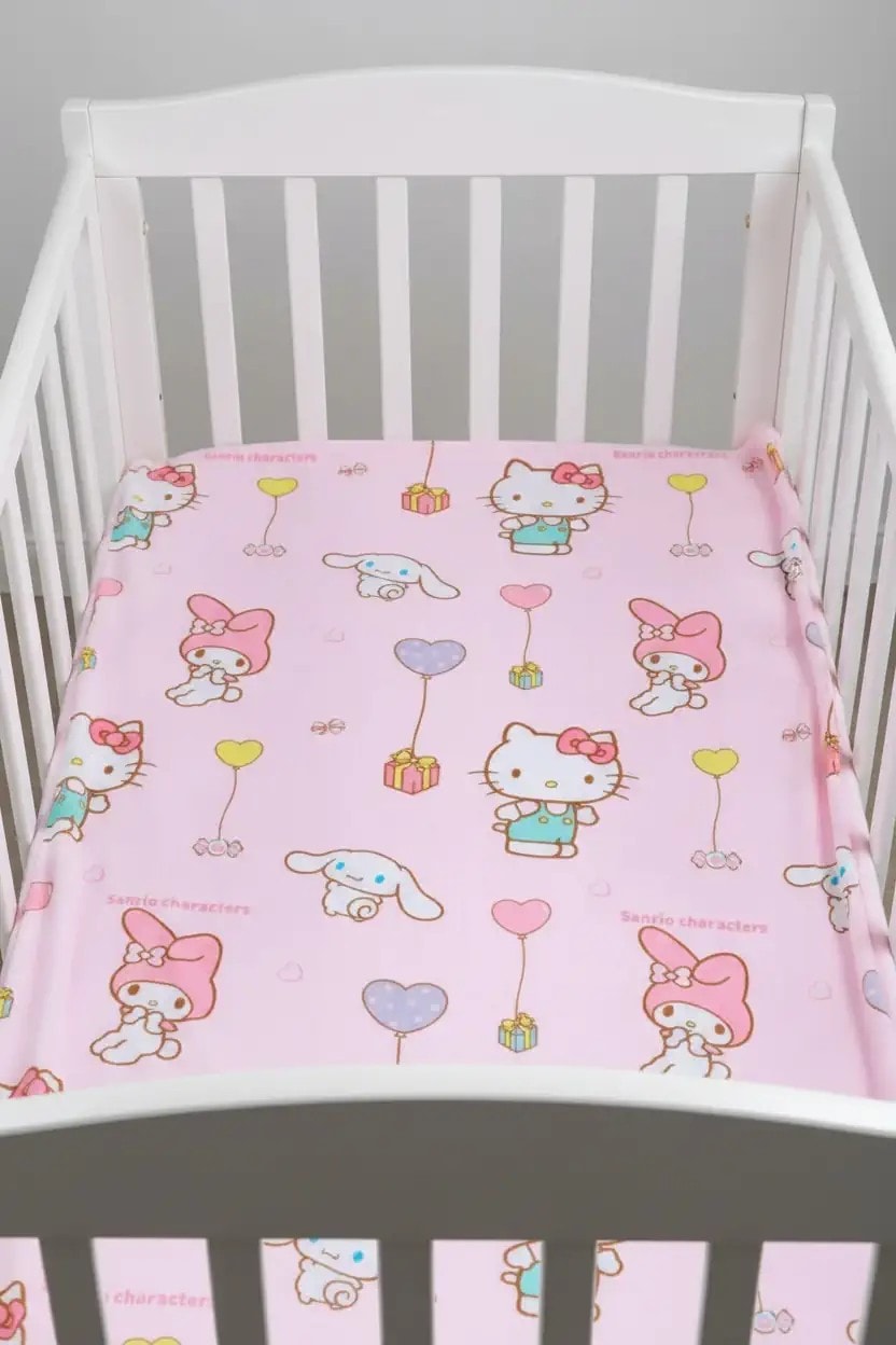 Sanrio Lisanslı Karakter Baskılı Battaniye
