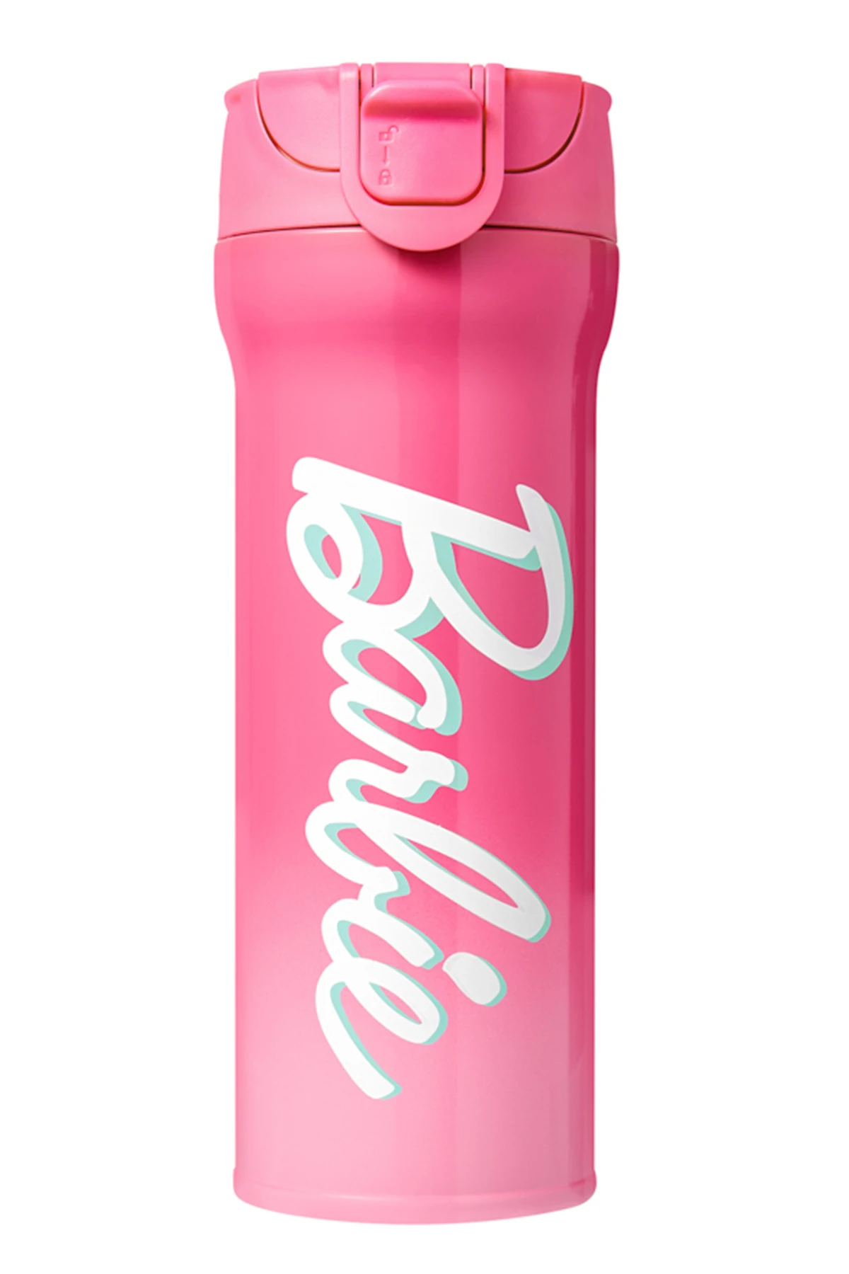 Barbie Lisanslı Işıltı Serisi Otomatik Kapaklı Termos (420 ml)