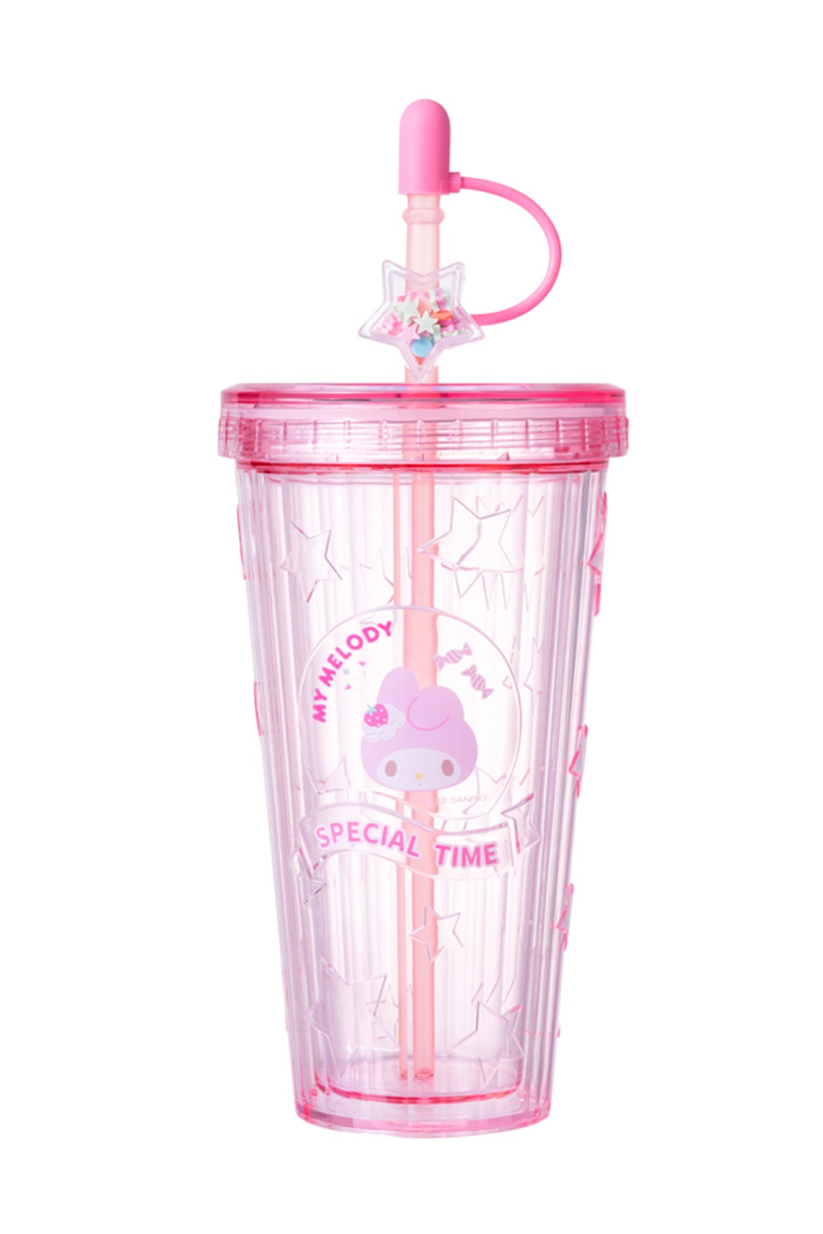 Sanrio Lisanslı Yaz Yıldızı Serisi Pipetli Bardak (420ml)