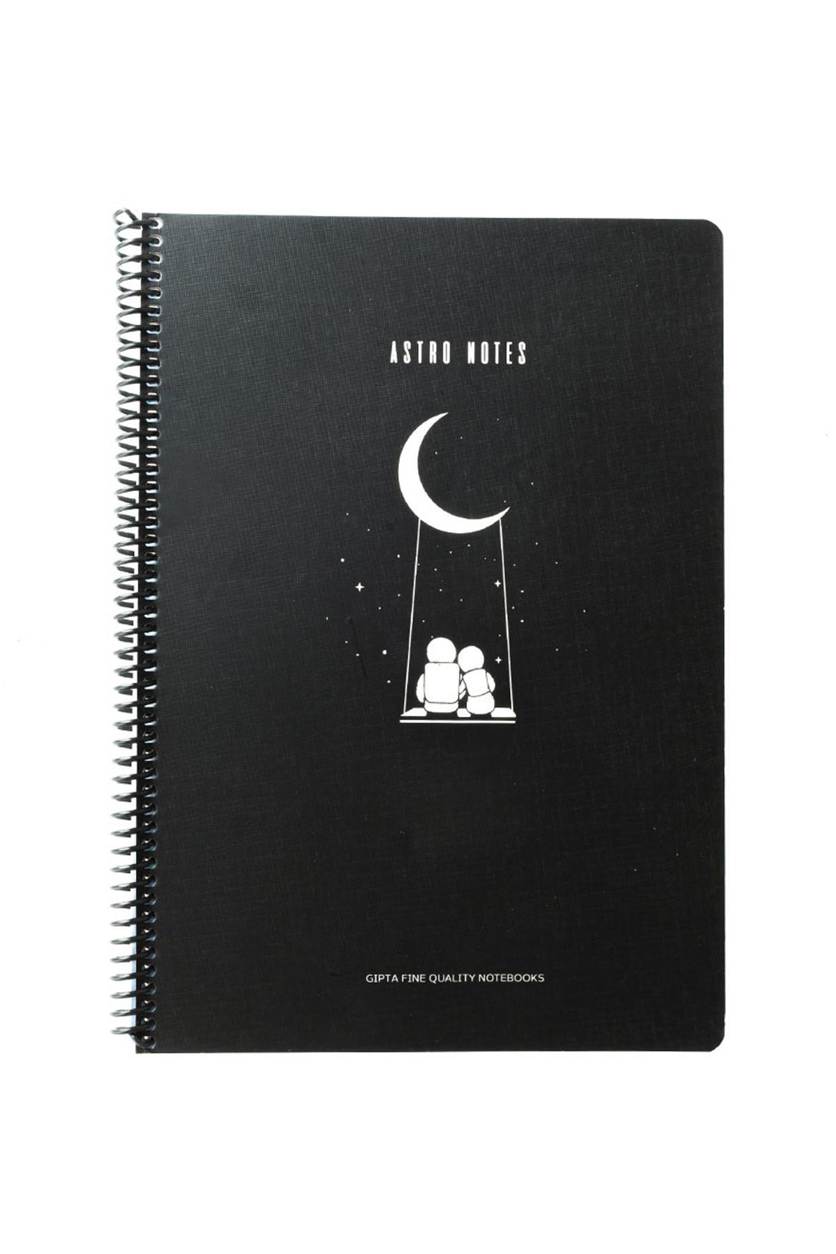 Astro Notes Spiralli A4 80 Yaprak Kareli Defter