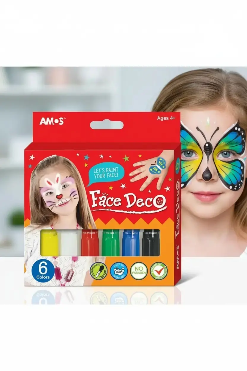 レア 美品 AMOS TOY Ages of l 6体セット Amos 6'lı Yüz Boyama Kalemi Seti – Canlı Renkler | Miniso TR
