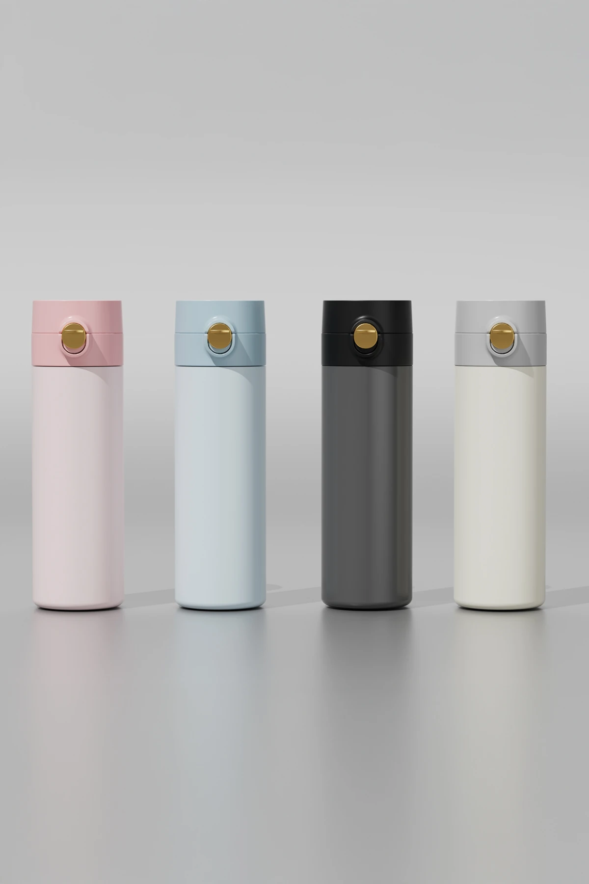 Miniso Lisanslı Flip Top Kapaklı Yalıtımlı Şişe – 304 Paslanmaz Çelik Kompakt Termos Şişe 200 mL (Pembe)