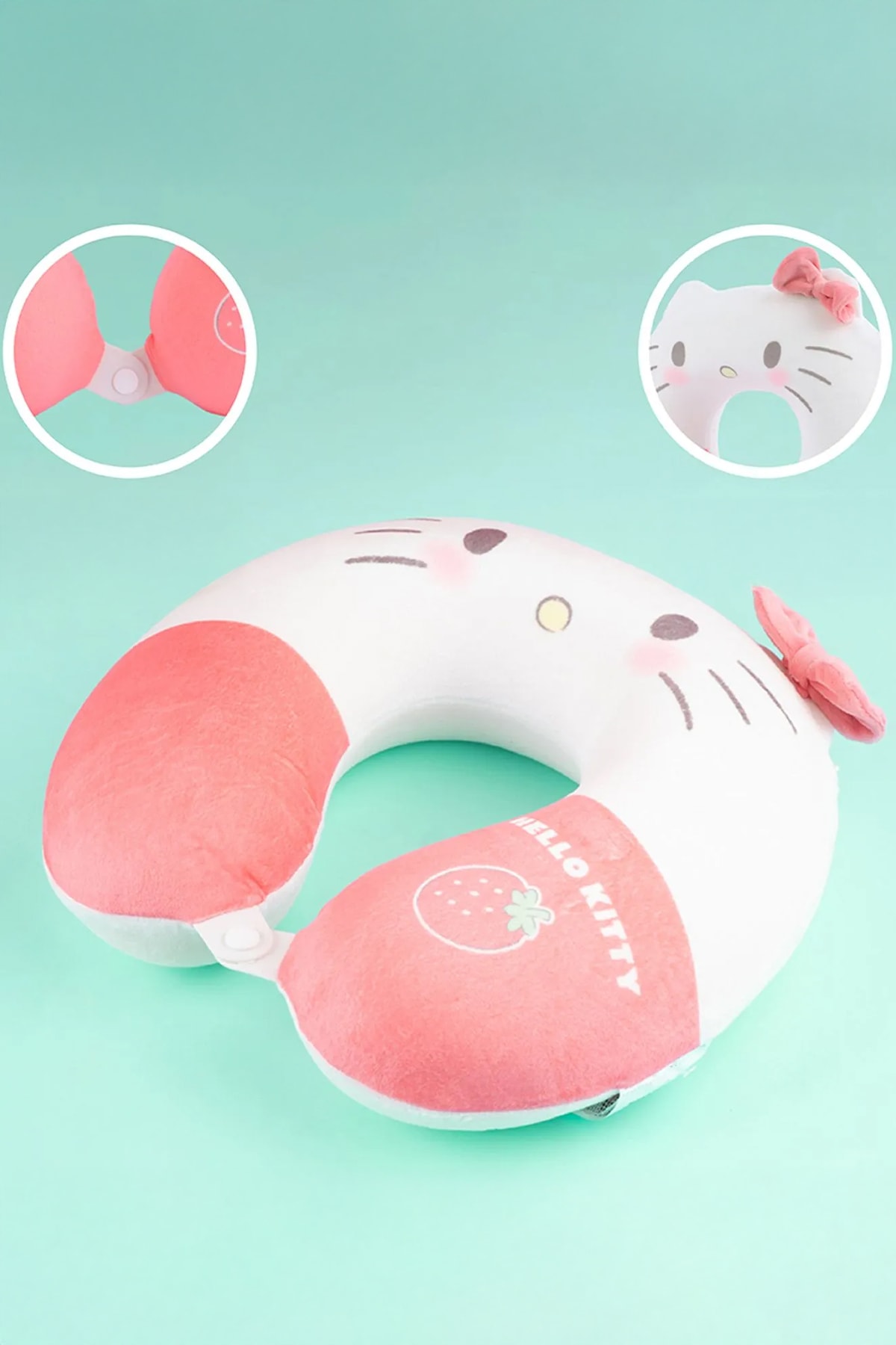 Sanrio Lisanslı Hello Kitty Boyun Yastığı (Outlet)