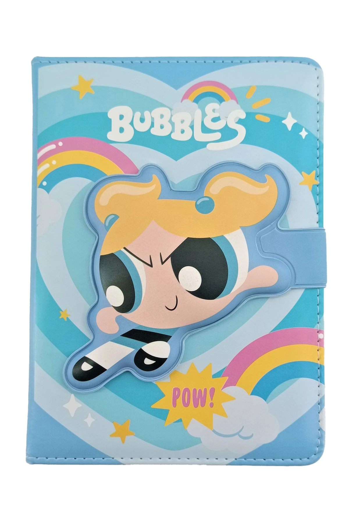 Powerpuff Girls Lisanslı Manyetik Kapaklı Not Defteri (Bubbles)