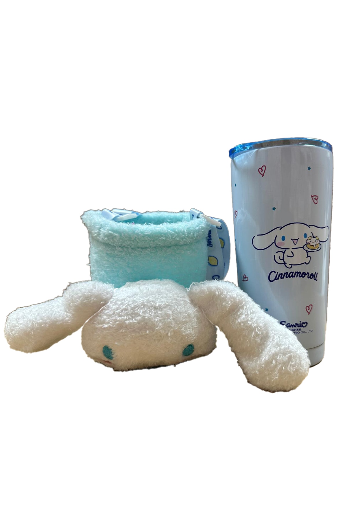 Sanrio Lisanslı  Cinnamoroll Paslanmaz Çelik Bardak (Dekoratif Kılıflı) 550 mL