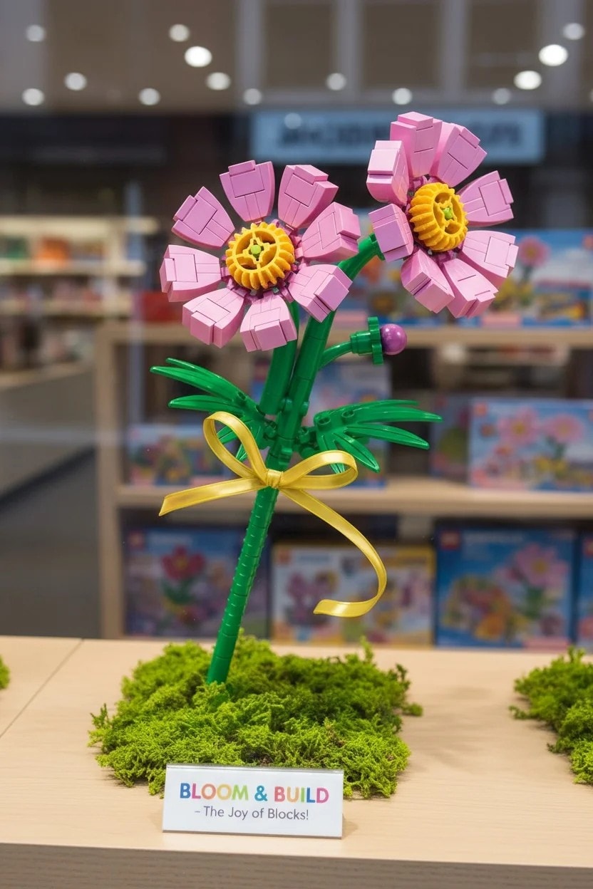 Çiçek Serisi Pembe Oyun Bloğu