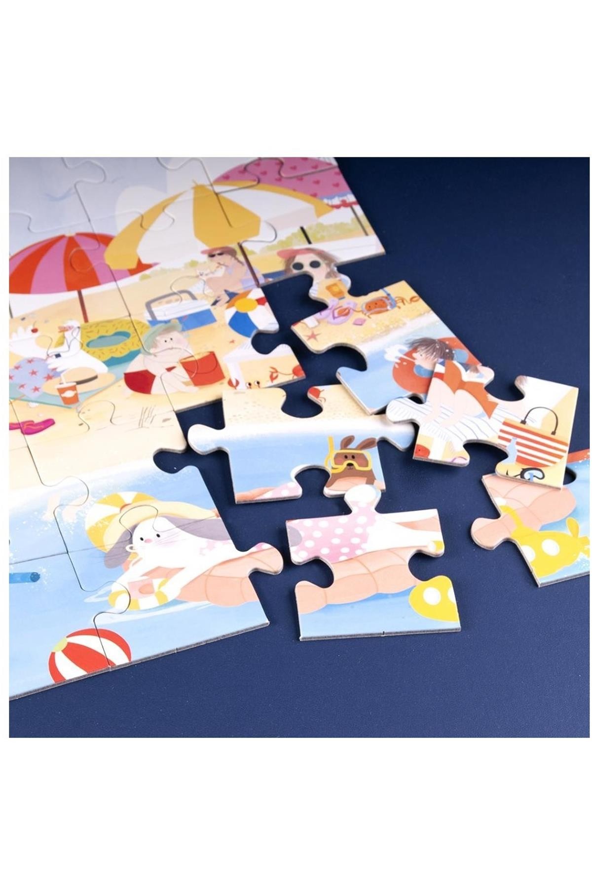 Where Are You/Neredesin-Plaj Puzzle-Yapboz 35 Parça