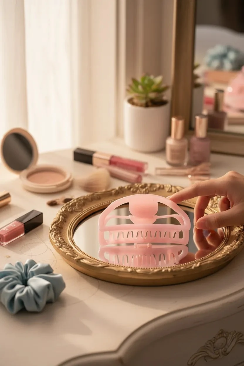 Ortası Boşluklu Büyük Boy Saç Klipsi