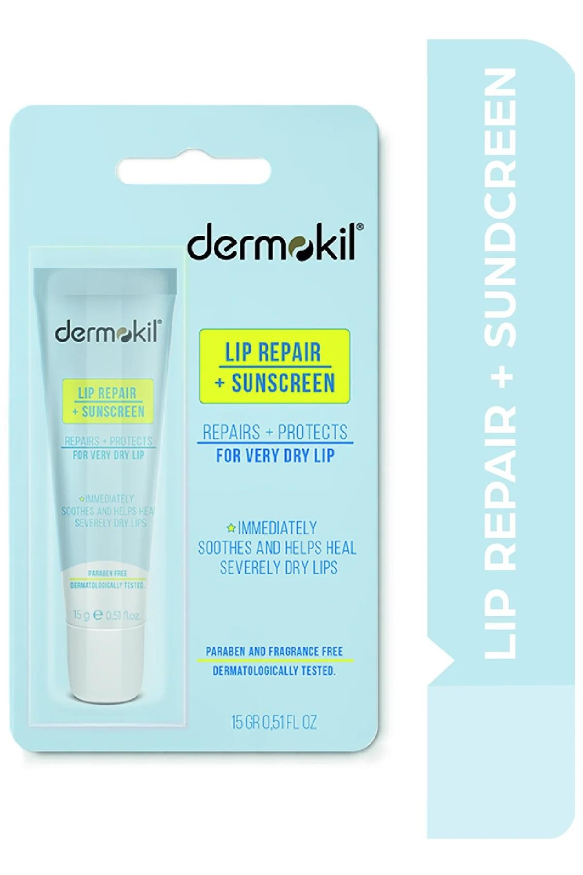 Dermokil Repair & Sunscreen Lip Balm 15 Ml