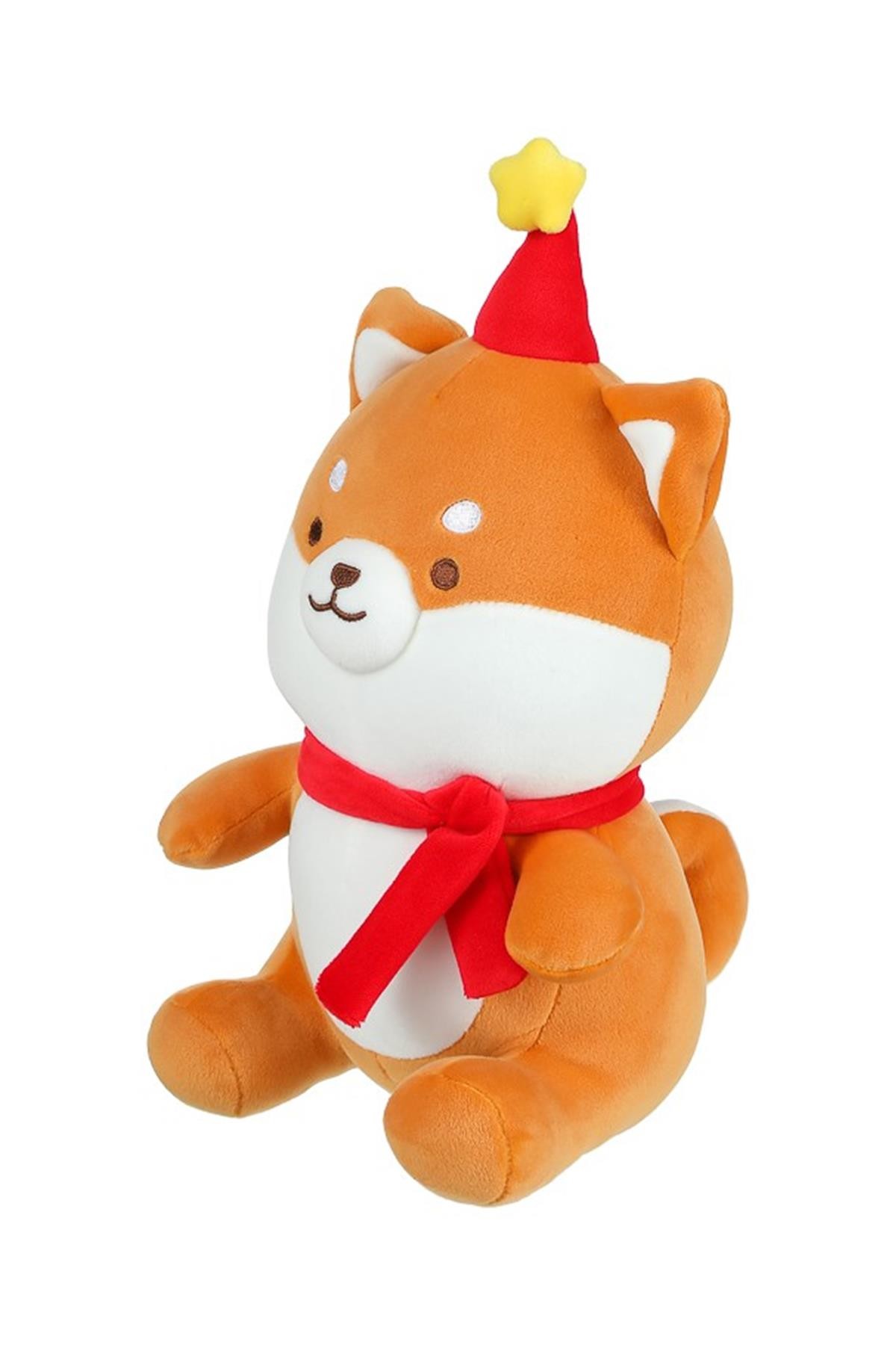 Mini Family Serisi Shiba Inu Şekilli Peluş Oyuncak 32 Cm