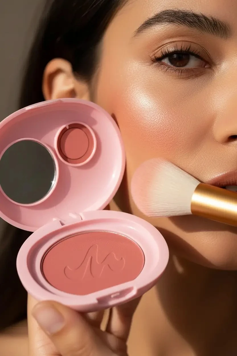 Miniso Lisanslı Minimalist Serisi Toz Allık – No: 08 (Mercan Tonu)