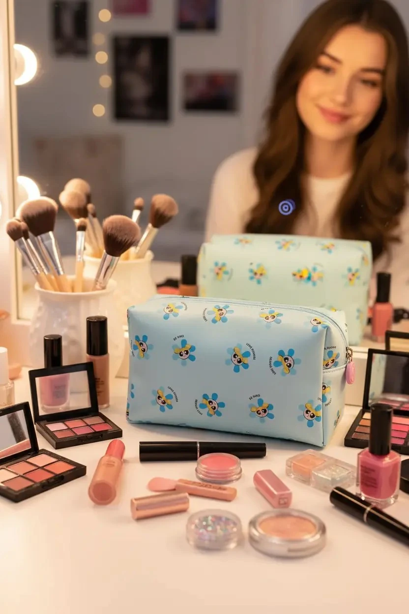 Powerpuff Girls Lisanslı Kozmetik Çantası