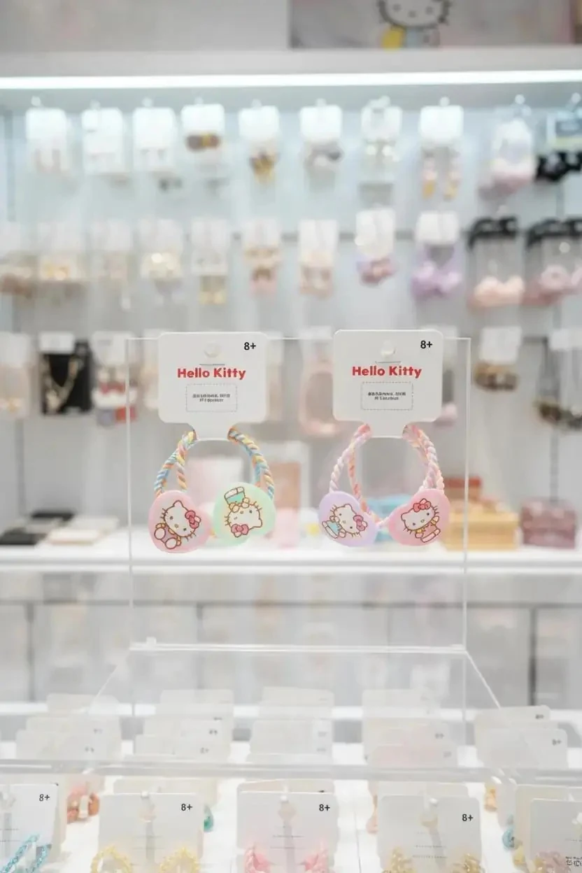 Hello Kitty Lisanslı Kalp Saç Tokası (2 adet)