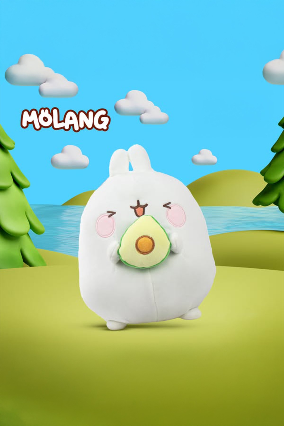 Molang Lisanslı Orta Boy Peluş Oyuncak