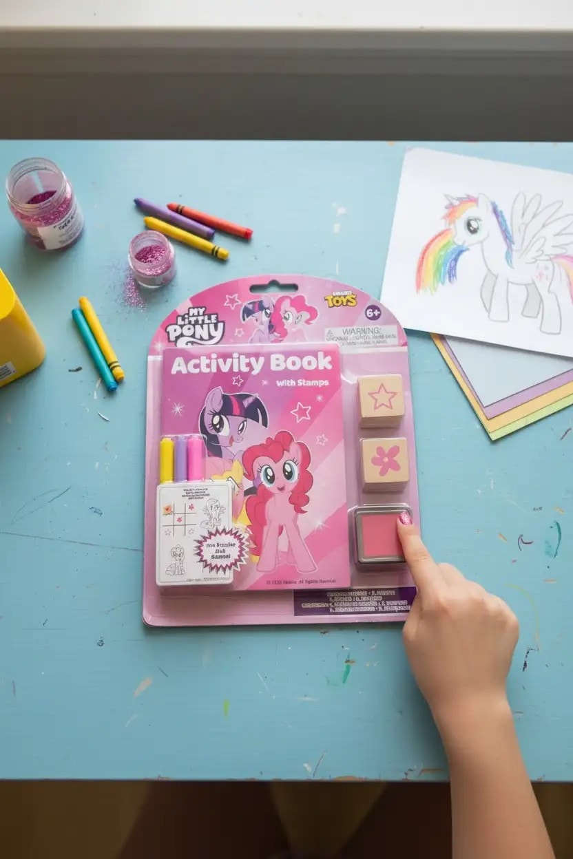 My Little Pony Lisanslı Damga Boyama Seti