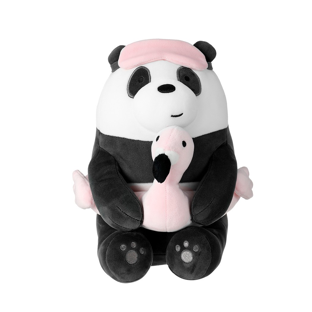 We Bare Bears Lisanslı Yaz Tatili Serisi Peluş Oyuncak - Panda