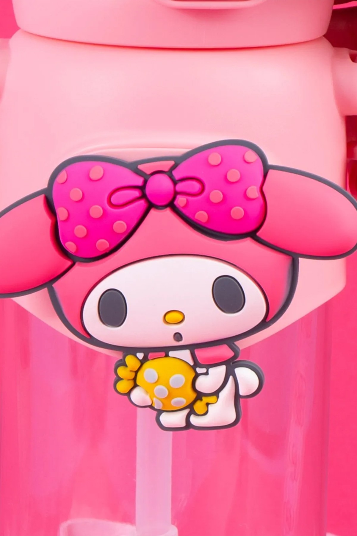 Sanrio Lisanslı Pipetli Kapaklı Suluk (600ml) - My Melody