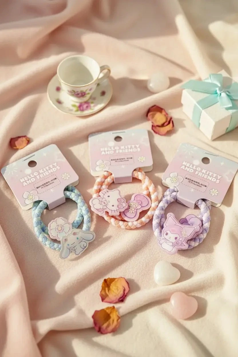 Hello Kitty Lisanslı Çiçek Dili Serisi Saç Tokaları (2 adet)