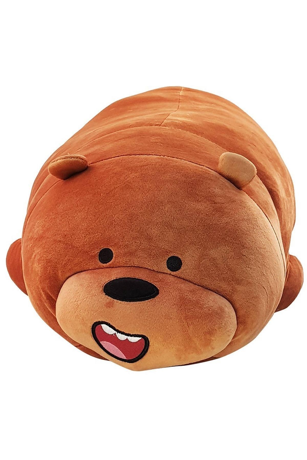 We Bare Bears Yumuşak Bebek Büyük Boy - Grizzly 80Cm