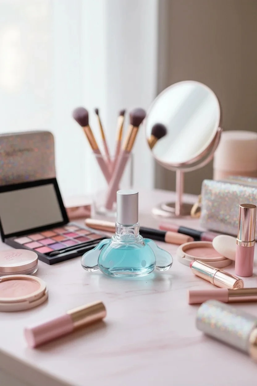 Sanrio Lisanslı Figür Şişe Tasarımlı Kadın Parfüm (10ml) - Cinnamoroll