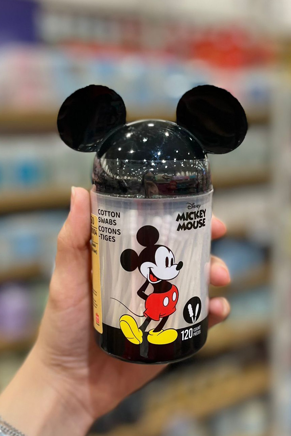 Mickey Mouse Lisanslı Kulak Çubuğu - 120 Adet