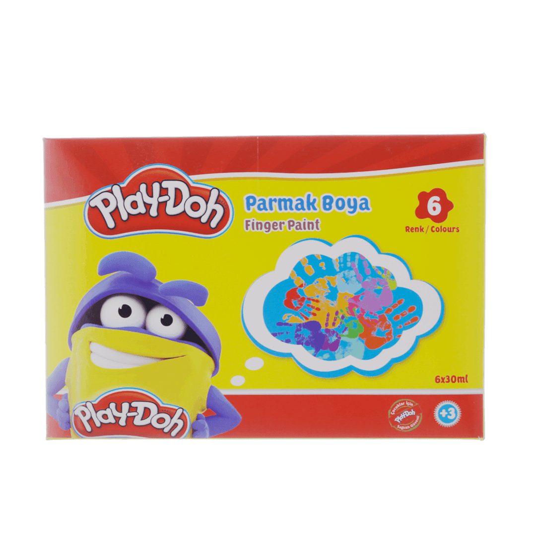 6 Renk Play-Doh Parmak Boyası