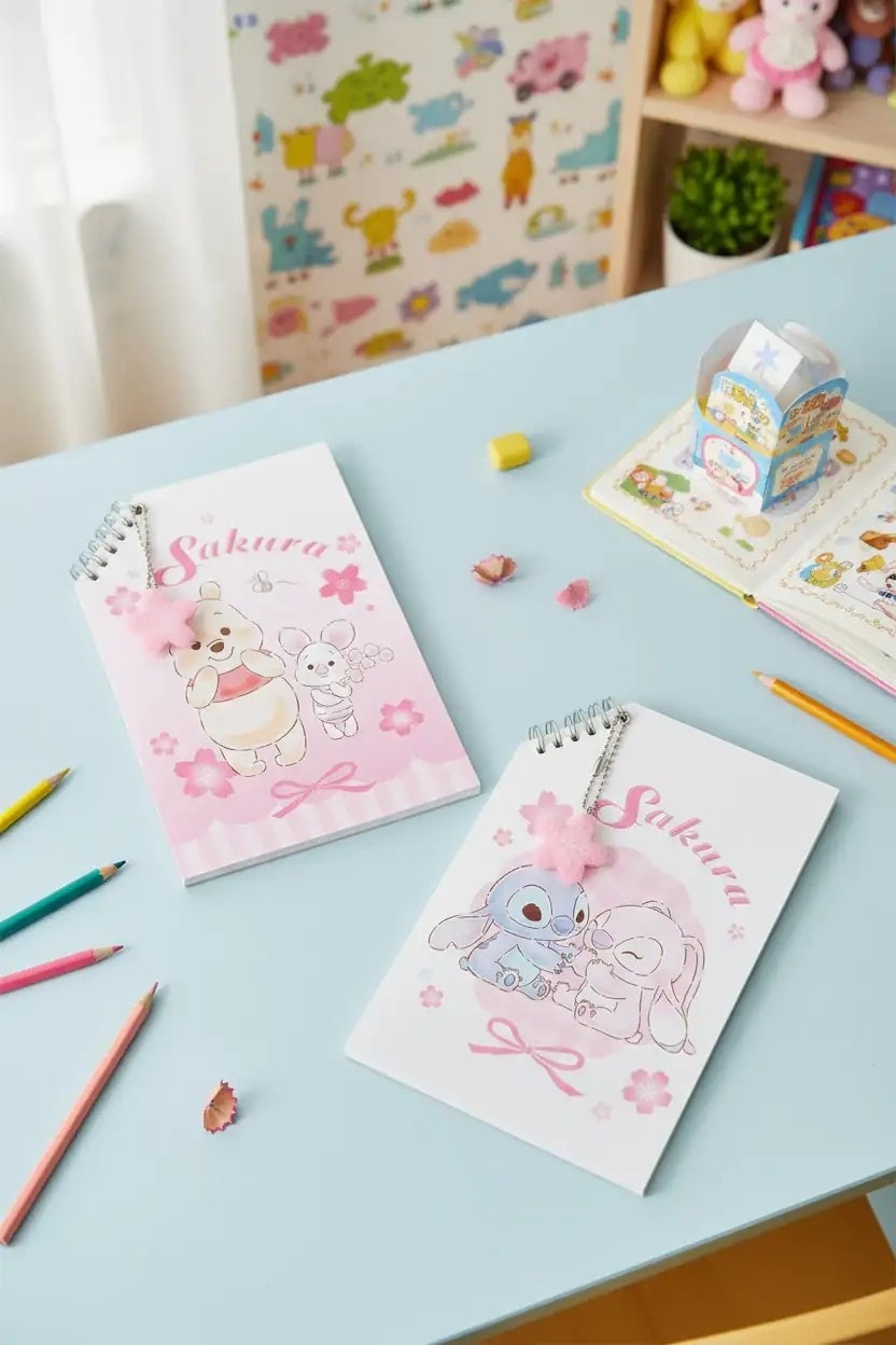 Disney Lisanslı Disney Sakura Sezon Koleksiyonu Tel Ciltli Kitap (50 Sayfa)
