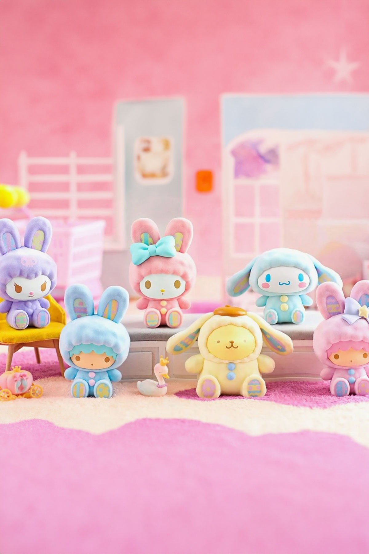 Sanrio Lisanslı Tavşan Serisi Sürpriz Figürlü Kutu Blind Box