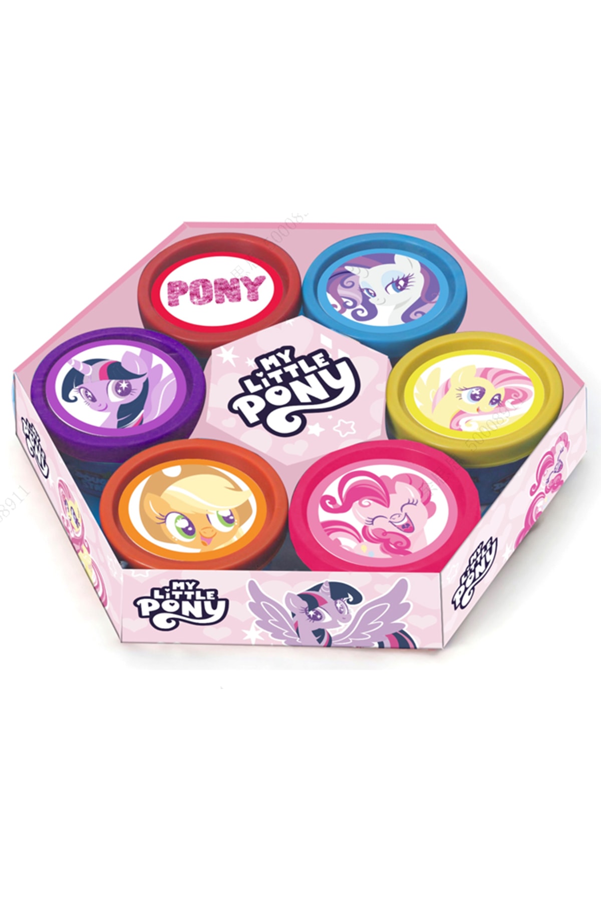 My Little Pony Koleksiyonu 6 Renkli Oyun Hamuru