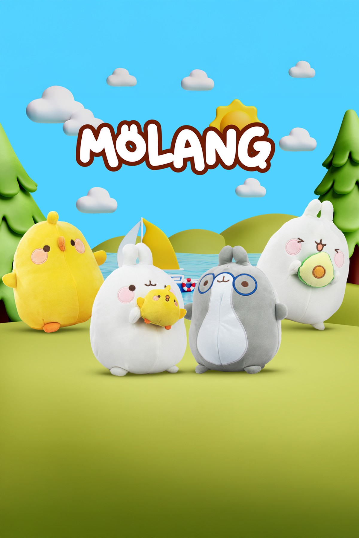 Molang Lisanslı Orta Boy Peluş Oyuncak