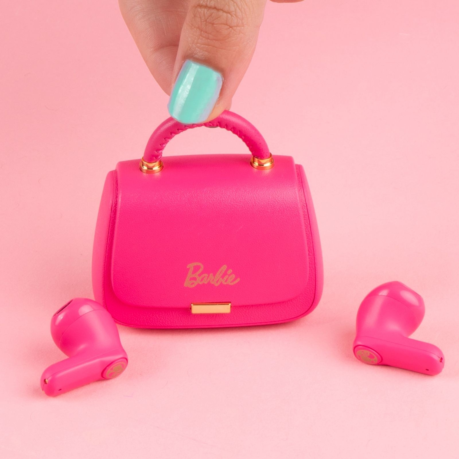 Barbie Lisanslı Çanta Şekilli Kulak İçi Bluetooth Kulaklık