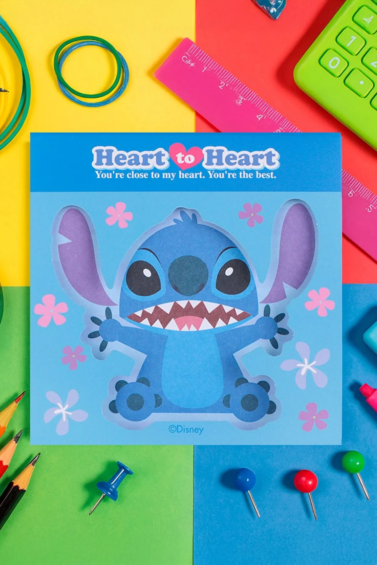 Disney Lilo & Stitch Lisanslı Kabartmalı Not Defteri (80 Yaprak)