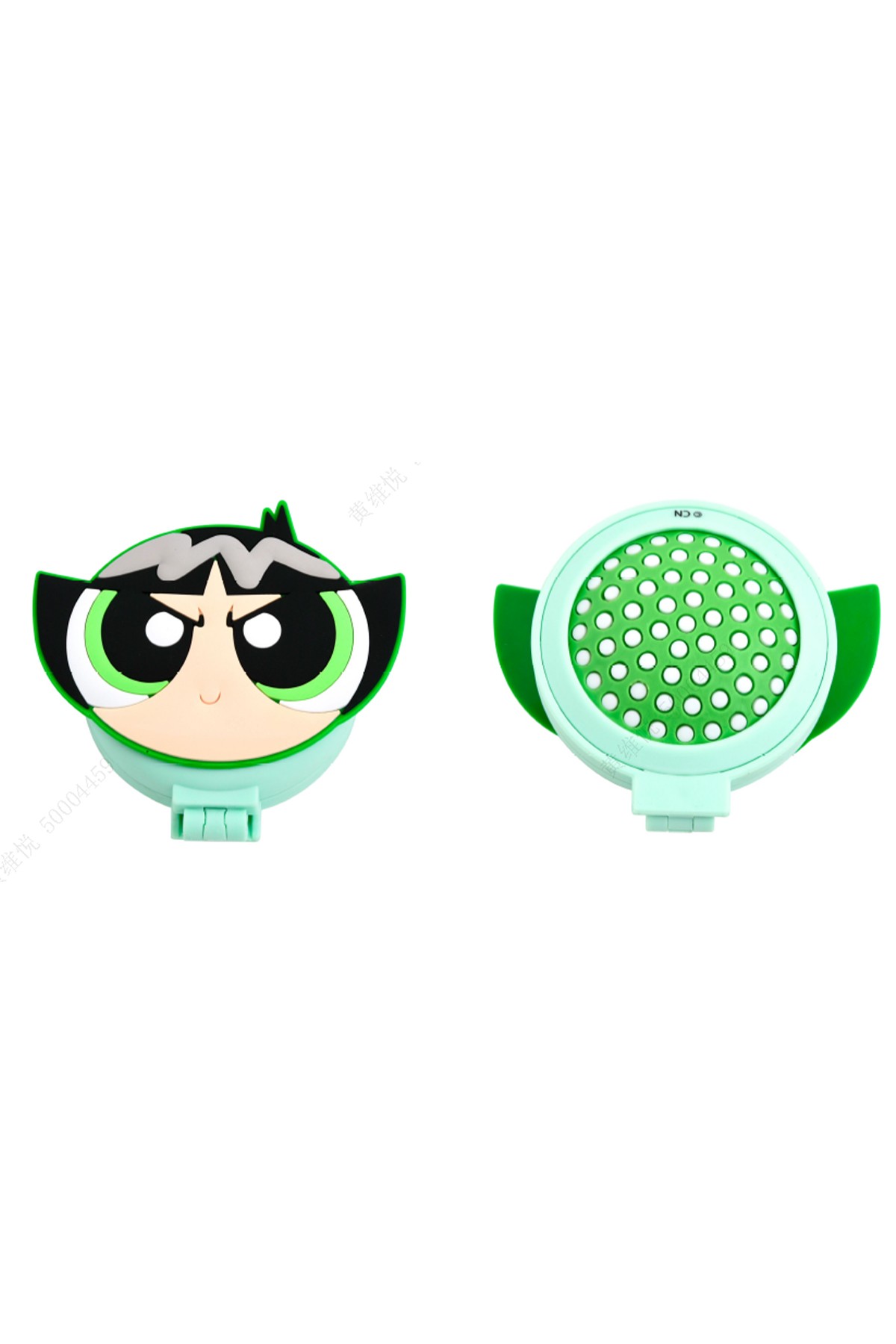 Powerpuff Girls Lisanslı Aynalı Mini Saç Fırçası - Buttercup