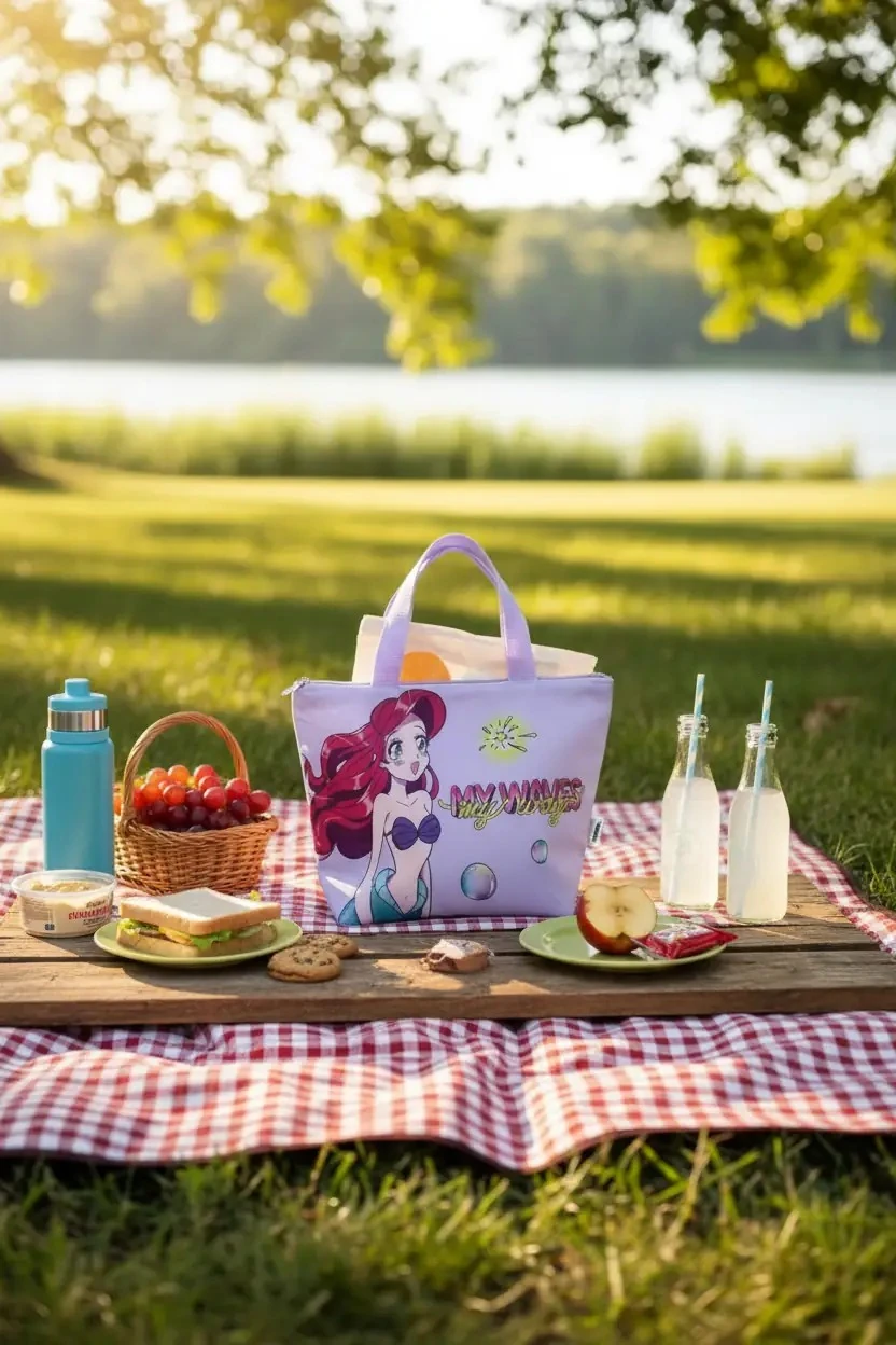 Disney Prenses Ariel Lisanslı Isı Yalıtımlı Yiyecek Çantası