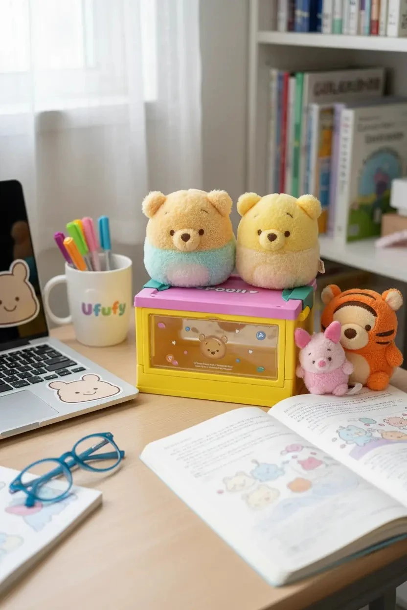 Disney Lisanslı Tsum Tsum Serisi Yan Pencereli Mini Saklama Kutusu