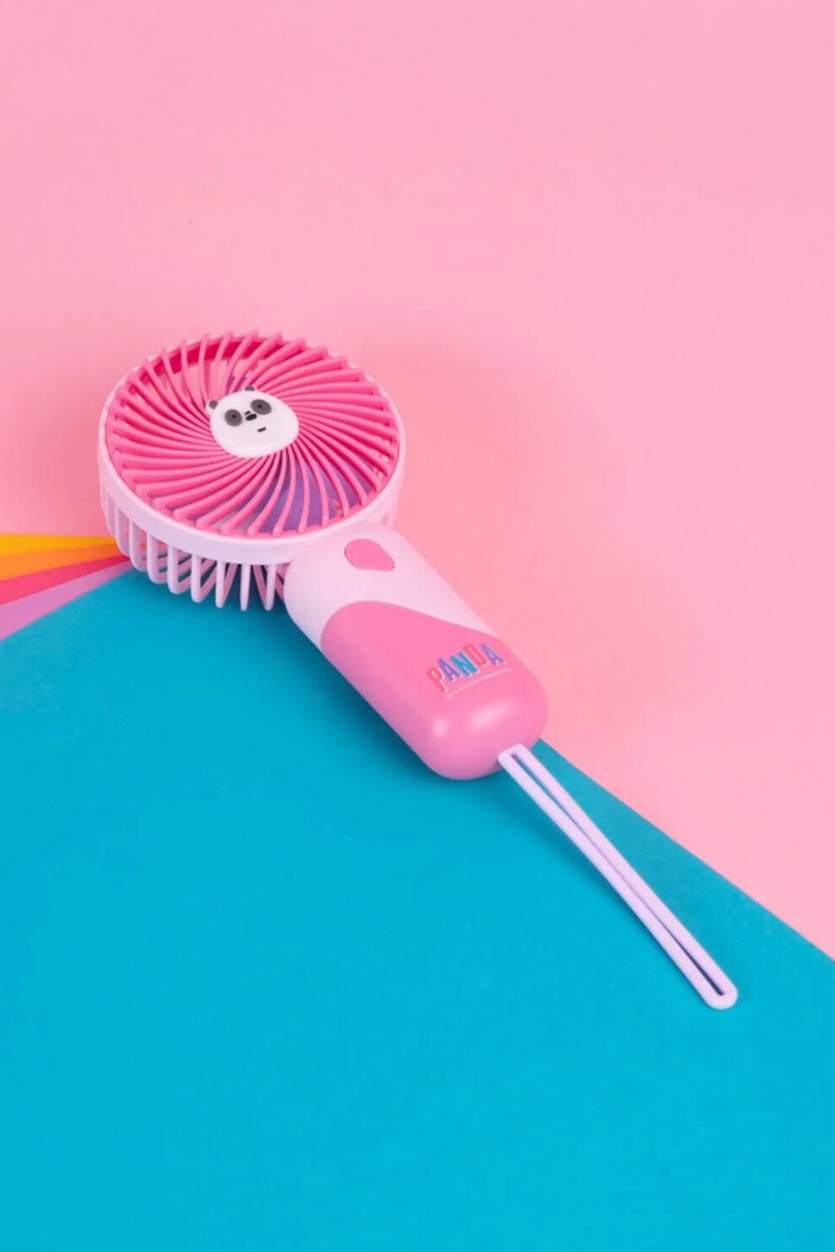 We Bare Bears Lisanslı Mini Fan - Panda